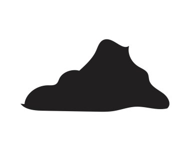 Dağ simgesi Logo Şablonu Vektör illüstrasyon Tasarımı