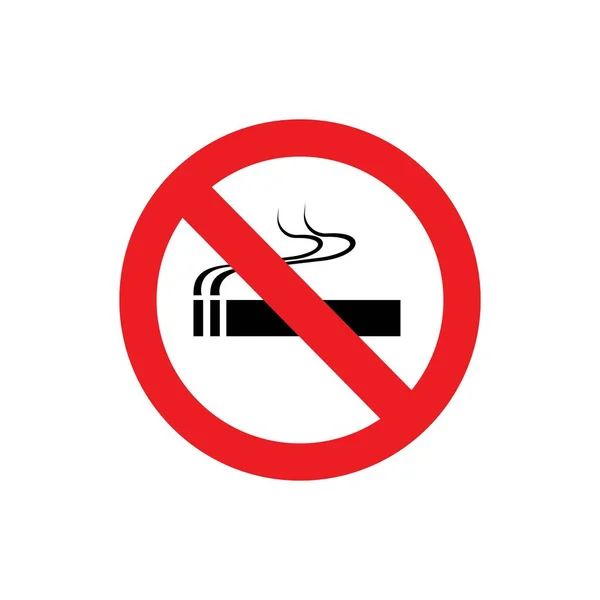 Rökning Ikonen Vektor Logotyp Mall Illustration Design — Stock vektor
