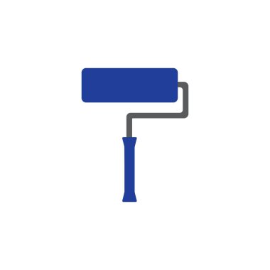 Boya silindiri vektör çizim şablonu