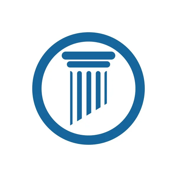 Pillars Logo Icon Designs Vector — Stock Vector