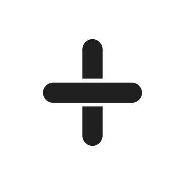 Artı işaret simgeleri. Artı işaret düğmeleri. Vektör illüstrasyonu.