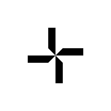 Artı işaret simgeleri. Artı işaret düğmeleri. Vektör illüstrasyonu.