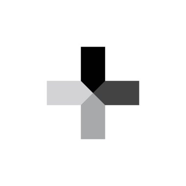 Artı işaret simgeleri. Artı işaret düğmeleri. Vektör illüstrasyonu.