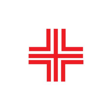 Artı işaret simgeleri. Artı işaret düğmeleri. Vektör illüstrasyonu.