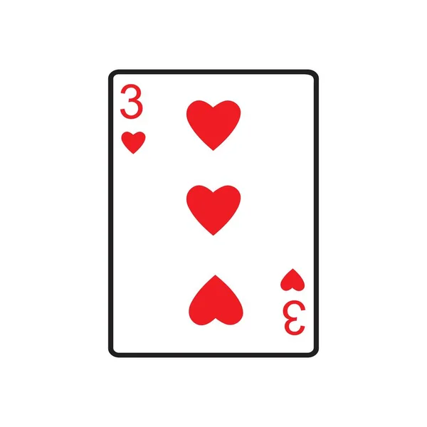 Casino Card Icon Template Vector Illustration Design — Stock Vector