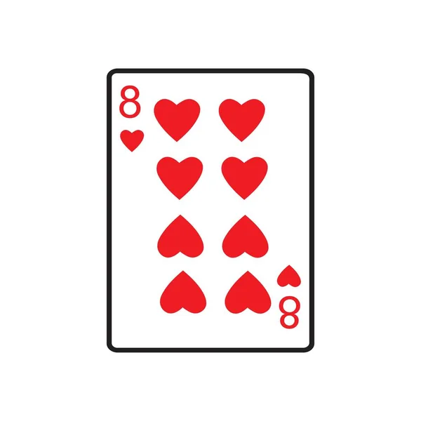Πρότυπο Διανυσματική Απεικόνιση Πρότυπο Κάρτα Καζίνο Σχεδιασμό — Διανυσματικό Αρχείο