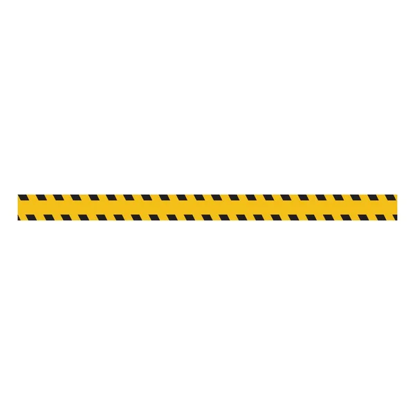 黑黄相间的警察条纹矢量图解设计 — 图库矢量图片