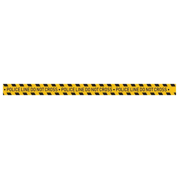 Preto Amarelo Policial Stripe Vector Ilustração Design — Vetor de Stock