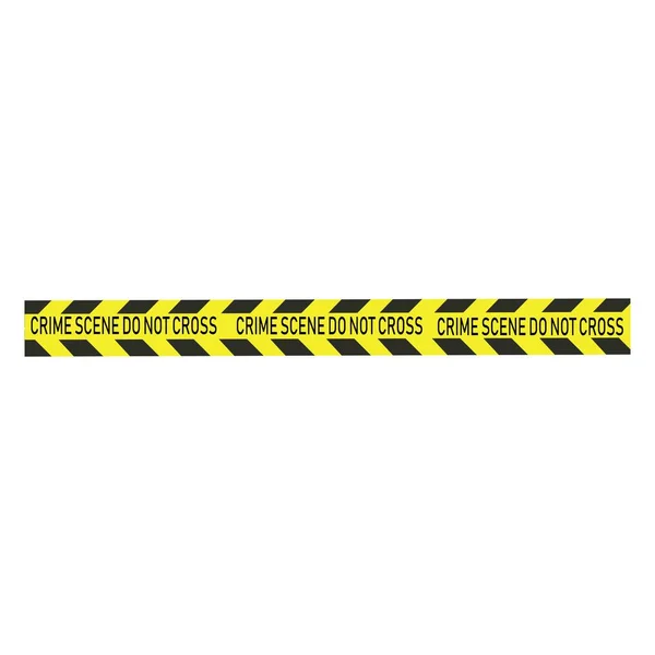 Preto Amarelo Policial Stripe Vector Ilustração Design — Vetor de Stock