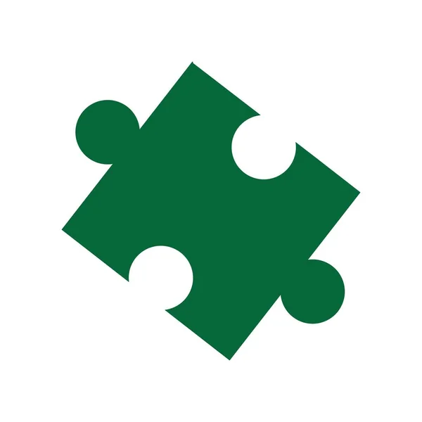 Juego Puzzle Vector Icono Diseño Ilustración — Vector de stock