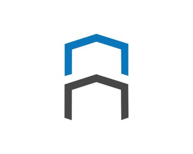 Emlak logosu illüstrasyonu - Vektör