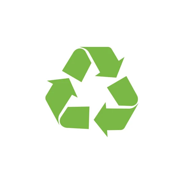 リサイクルアイコン リサイクルアイコンベクトル トレンディーなフラットスタイルでリサイクルアイコン画像 リサイクルアイコンイラスト — ストックベクタ