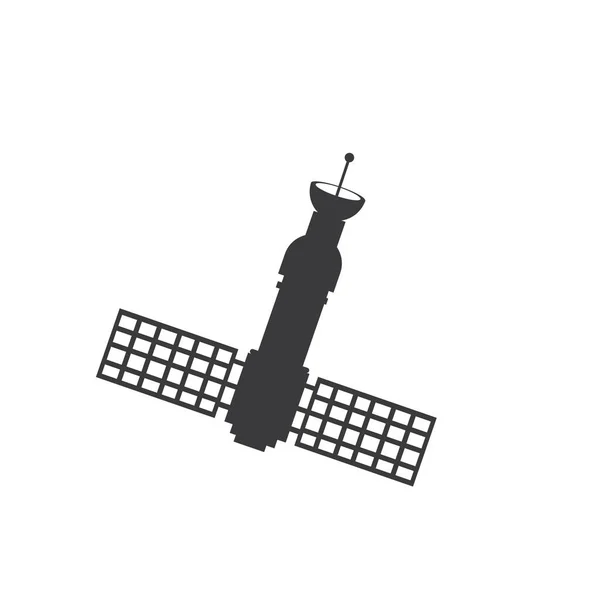 Satellitensymbol Übertragungsvektor Illustratio — Stockvektor