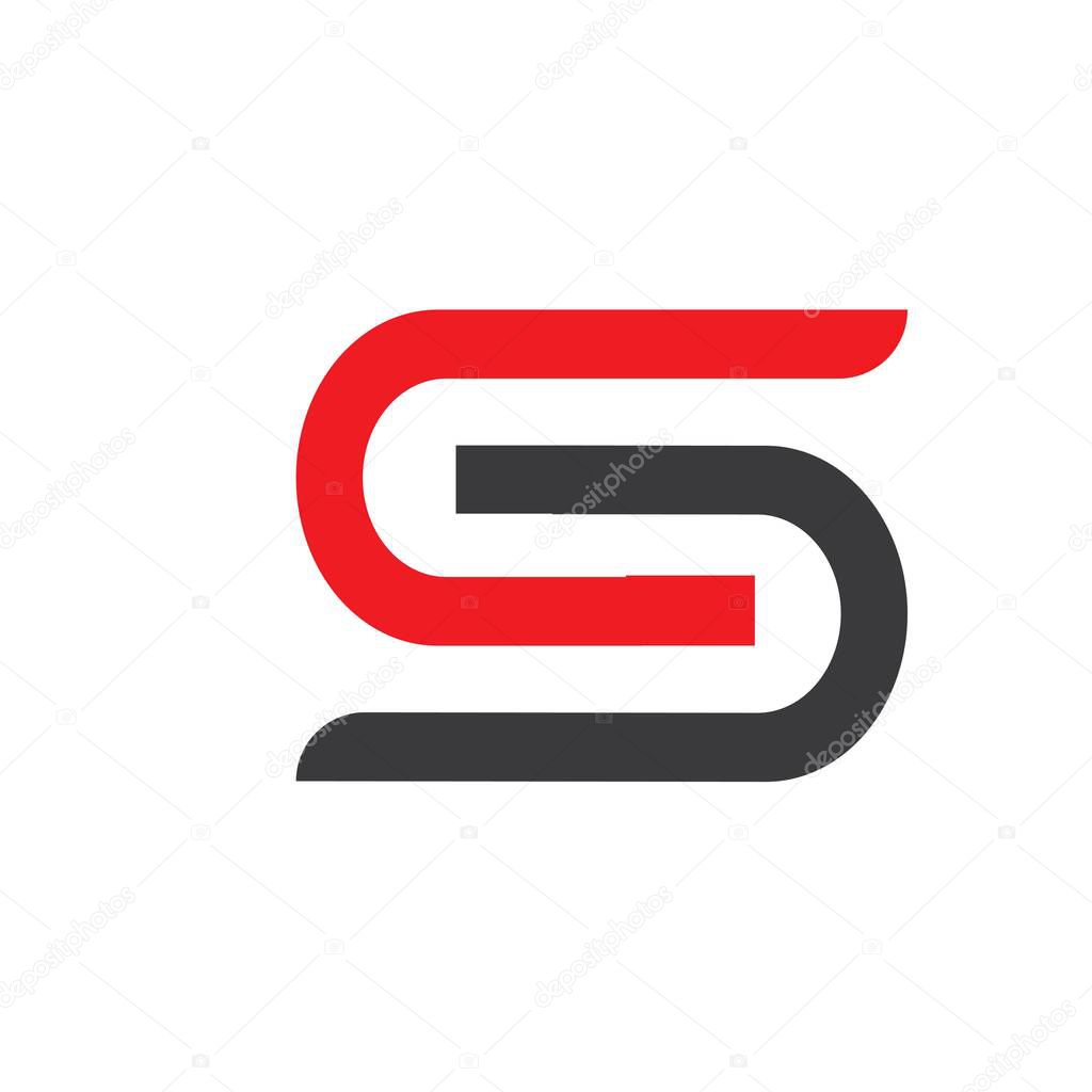 Business corporate S letter logo design vector