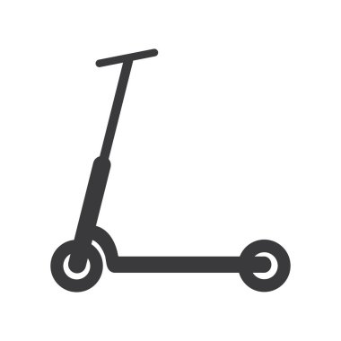 Scooter simgesi Vektör konsept çizim tasarımı
