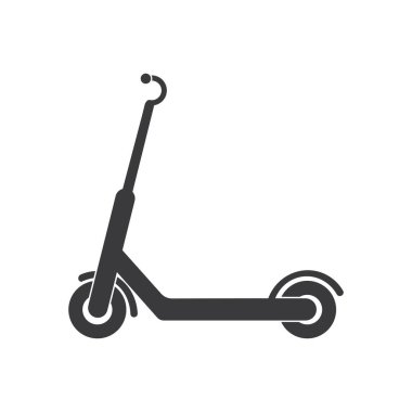Scooter simgesi Vektör konsept çizim tasarımı