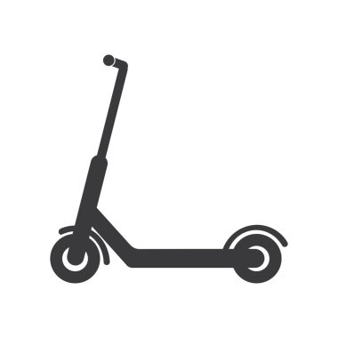 Scooter simgesi Vektör konsept çizim tasarımı