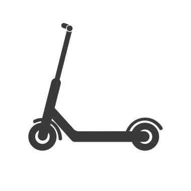 Scooter simgesi Vektör konsept çizim tasarımı