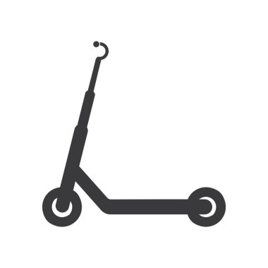 Scooter simgesi Vektör konsept çizim tasarımı