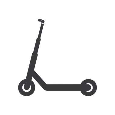 Scooter simgesi Vektör konsept çizim tasarımı
