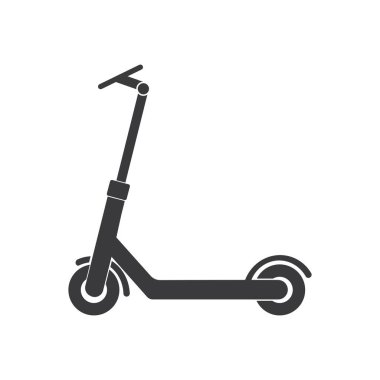 Scooter simgesi Vektör konsept çizim tasarımı