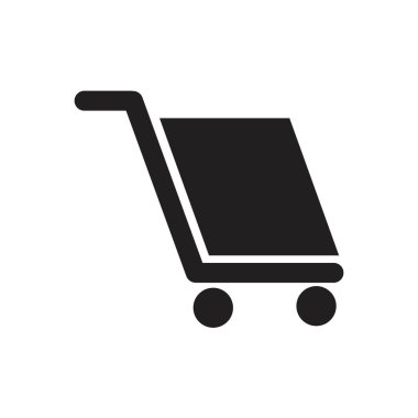 Alışveriş arabası vektör resmetme şablonu