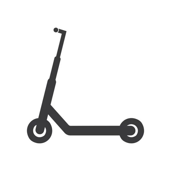 Scooter Ikon Vektor Koncepció Illusztráció Tervezés — Stock Vector