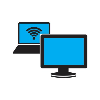 Akıllı aygıtlar simge vektör çizim şablonu