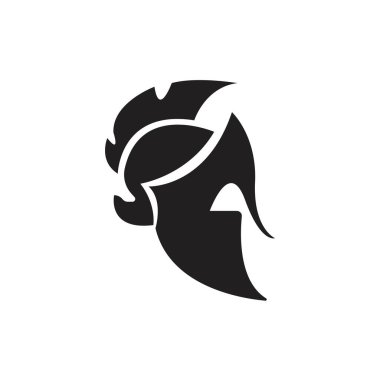 Spartalı Gladyatör Logo Şablonu