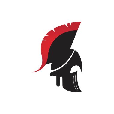 Spartalı Gladyatör Logo Şablonu