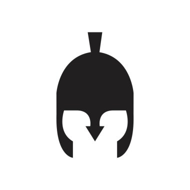 Spartalı Gladyatör Logo Şablonu