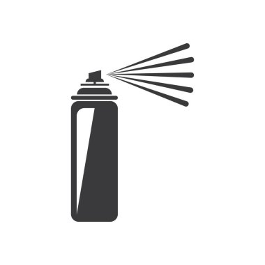 Sprey boya vektör illüstrasyon simgesi Logo Şablonu tasarımı