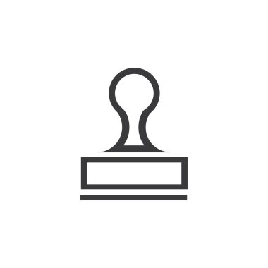 Simge Düz Vektörünü Damgala