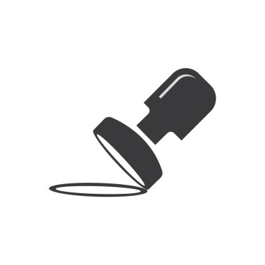 Simge Düz Vektörünü Damgala