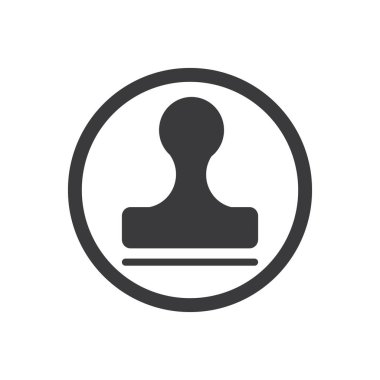 Simge Düz Vektörünü Damgala