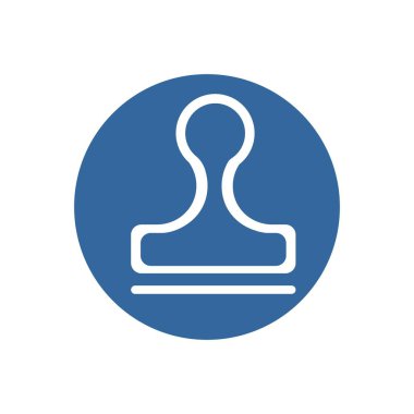 Simge Düz Vektörünü Damgala