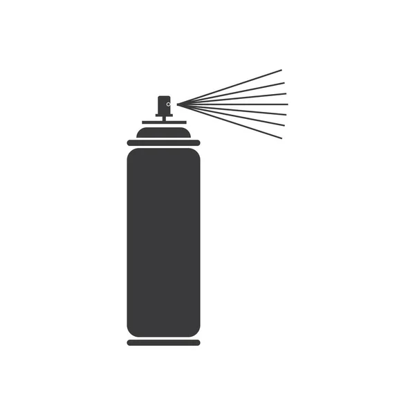 Sprey Boya Vektör Illüstrasyon Simgesi Logo Şablonu Tasarımı — Stok Vektör