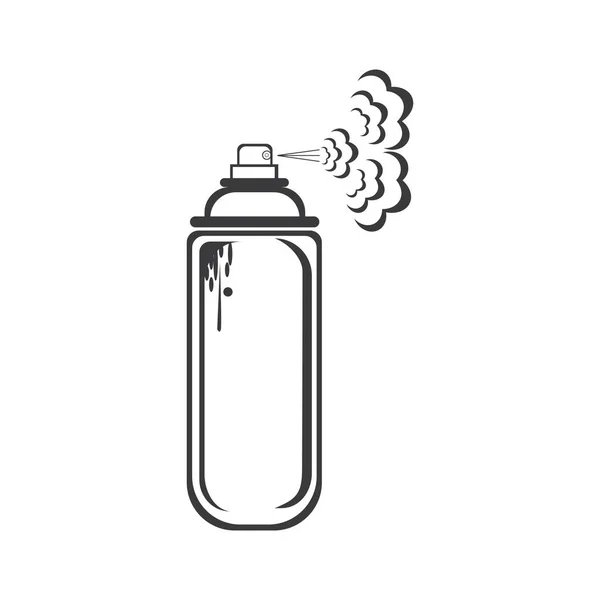 Spray Farbe Vektor Illustration Symbol Logo Vorlage Design — Stockvektor