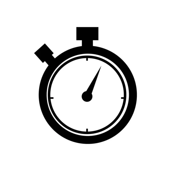Секундомер Стоп Часы Логотип Иконки Векторной Иллюстрации Дизайн Шаблон — стоковый вектор