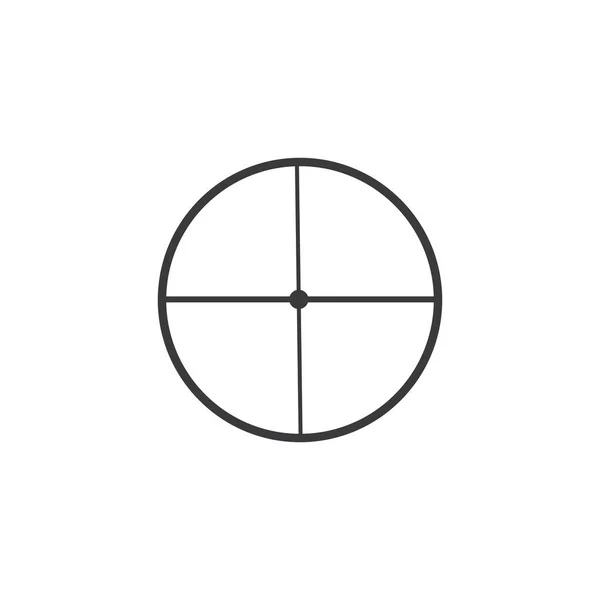 Icône Focus Icône Cible Logo Modèle Vectoriel Icône Illustration Design — Image vectorielle