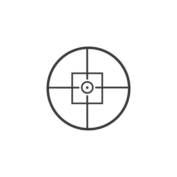 Focus Icon Target Icon Logo Template Vector Icon Illustratie Ontwerp — Stockvector