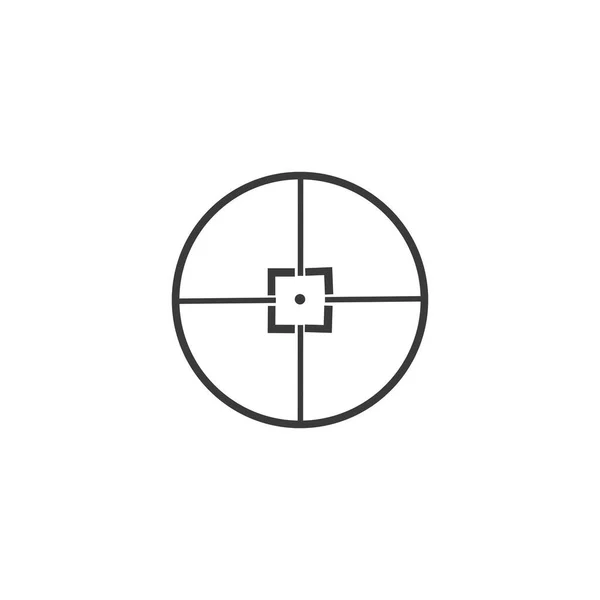 Focus Icon Target Icon Logo Template Vector Icon Illustratie Ontwerp — Stockvector