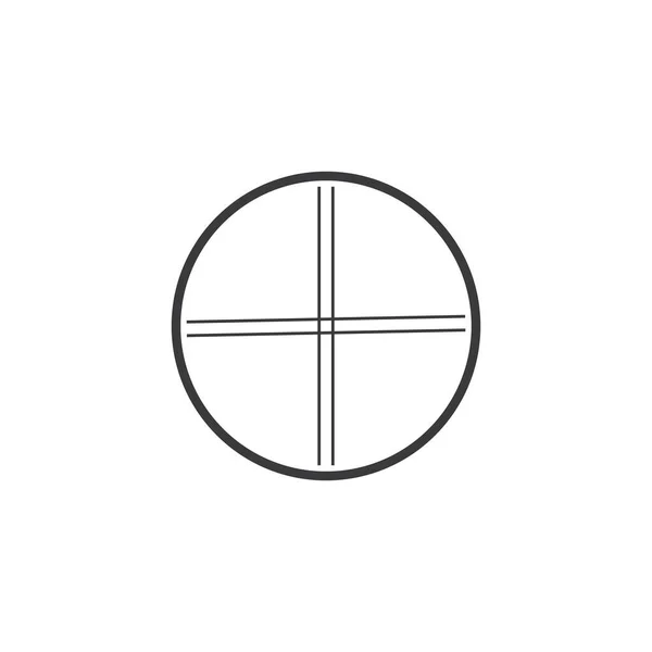 Simge Hedef Simge Logo Şablon Vektör Resimleme Tasarımı — Stok Vektör