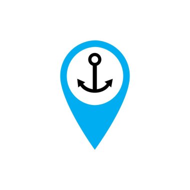 Harita Vektör illüstrasyonu ile aktarma düğmeleri ayarlandı