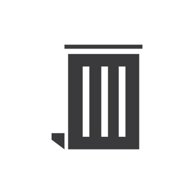 Çöp kutusu vektör illüstrasyonuName 