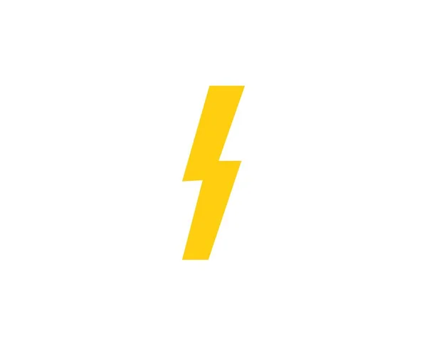 Thunderbolt Logo Vector Illustration Design Template — Stock Vector
