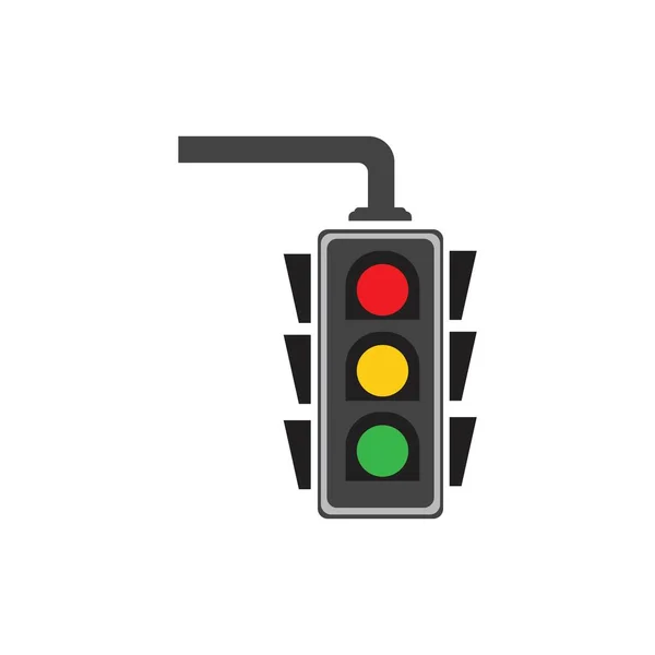 Traffic Light Icon Vector Design Templat — Stock Vector