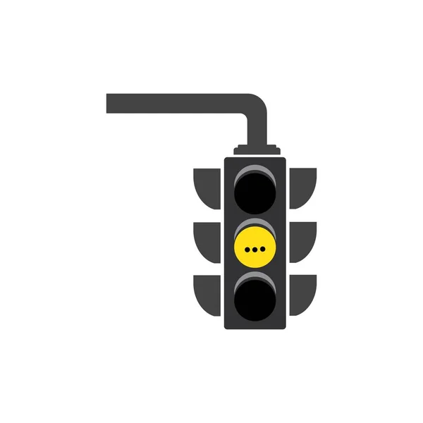 Traffic Light Icon Vector Design Templat — Stock vektor