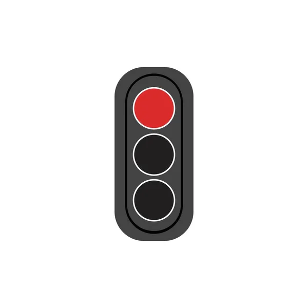 Traffic Light Icon Design Templat — стоковый вектор