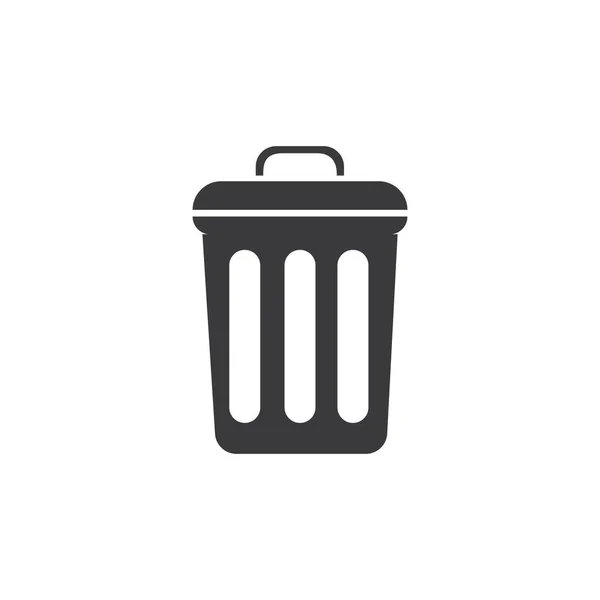 Trash Can Icon Vector Illustration — Stock Vector